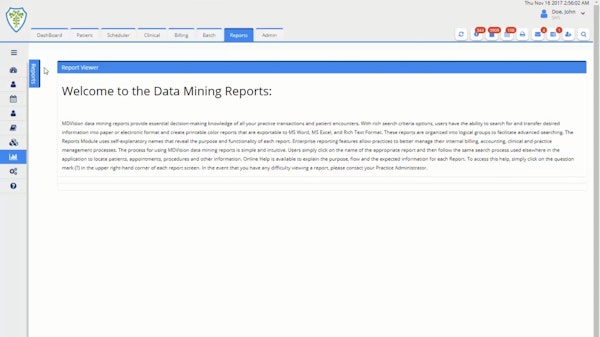 Data mining reports