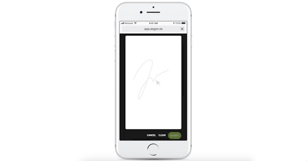 Blank signature