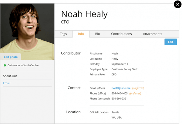 Create employee profile