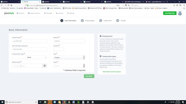 PlanHub Basic information