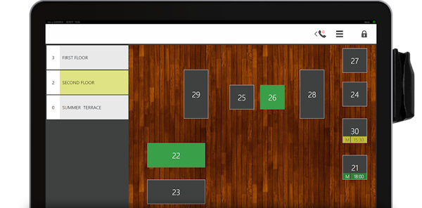 Restaurant layout