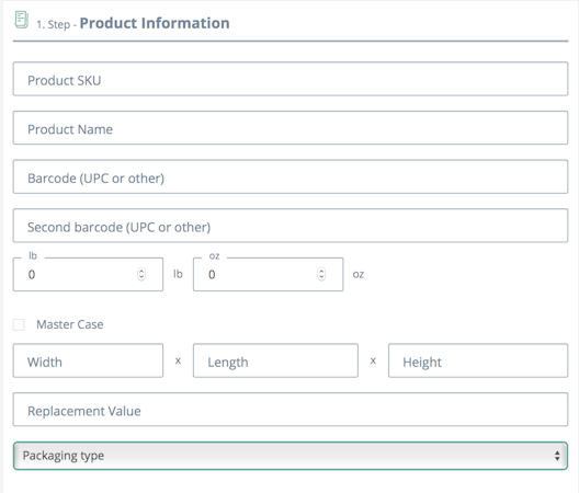Creating a product