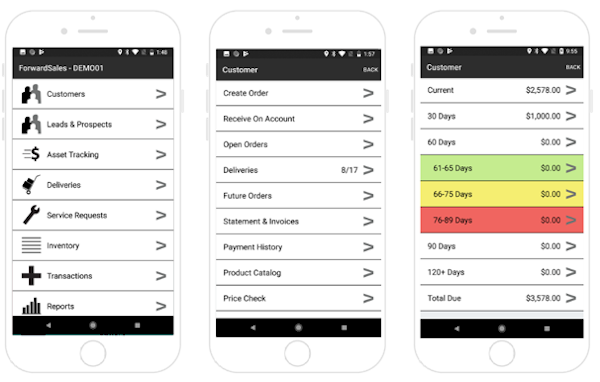 Account management view