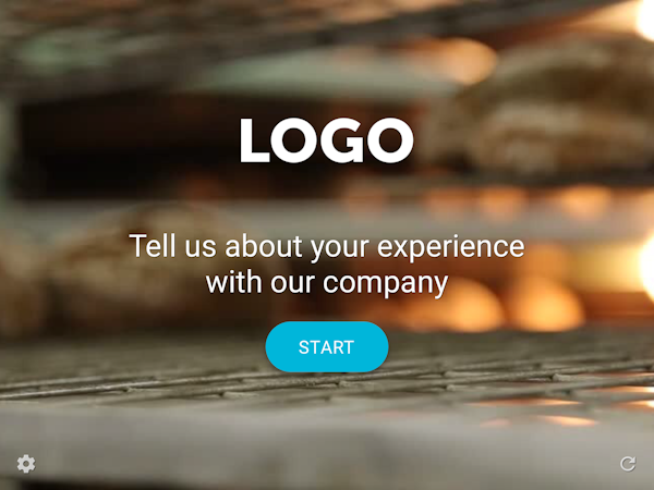 Sample survey start screen