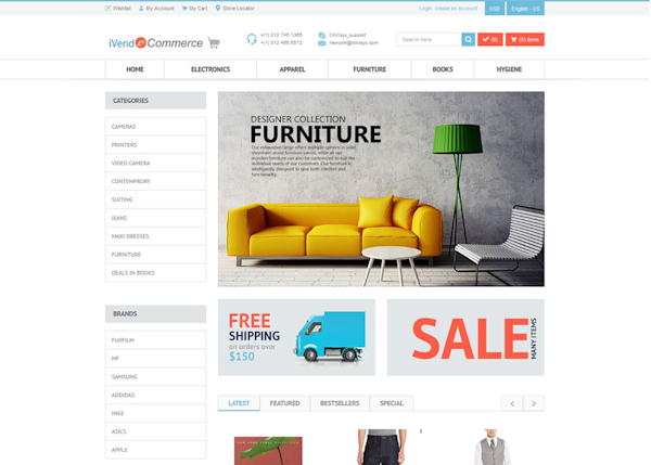 Integrated eCommerce storefronts