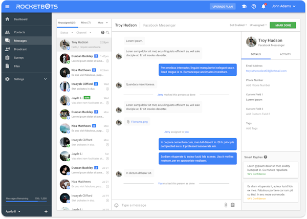 Messaging module