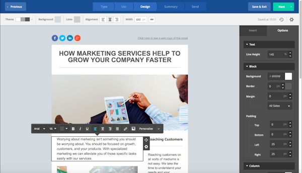 Intelligence-driven email campaigns