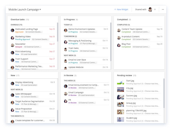 Wrike - Custom Dashboards