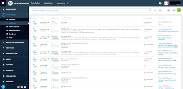 Manage work orders