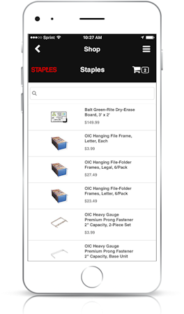 Native mobile application