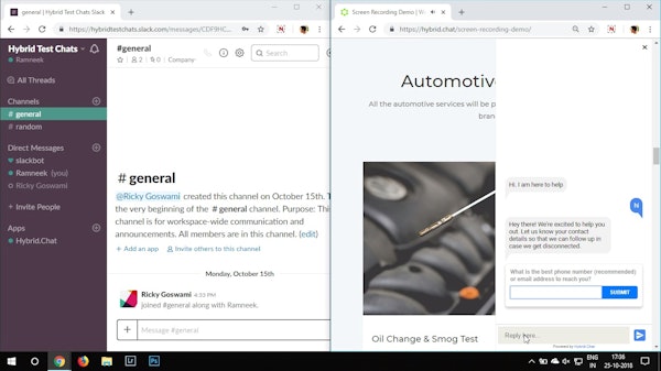 Slack integration