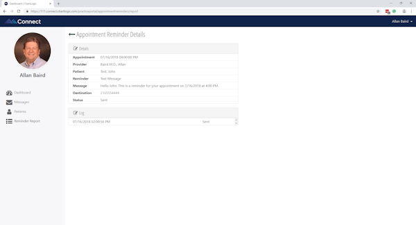 Patient portal reminders