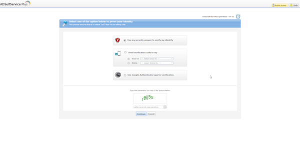 Multi-factor authentication