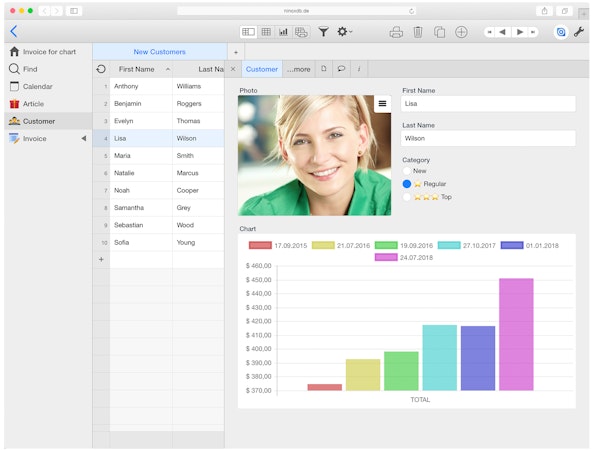 Data entry designer