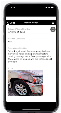 Incident report app example