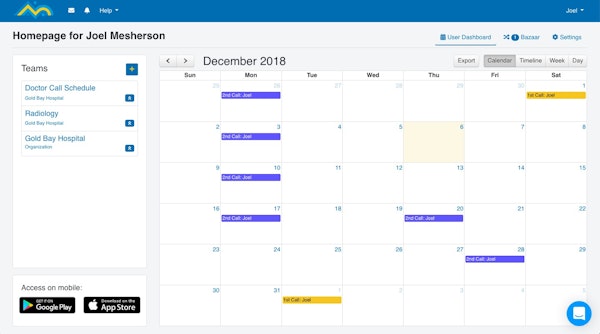 Shift overview