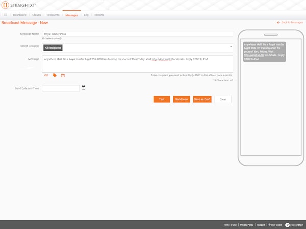 Create messages