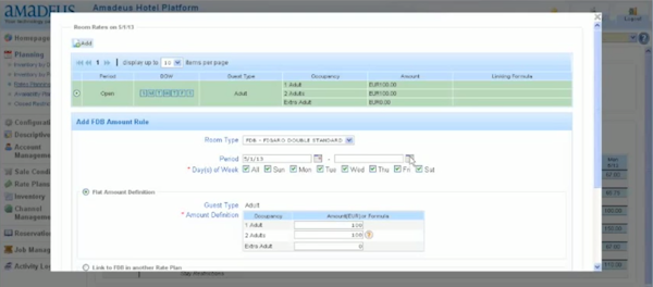 Modifying rates