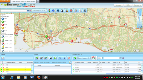 Location-based matching