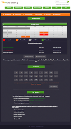 Staff dashboard