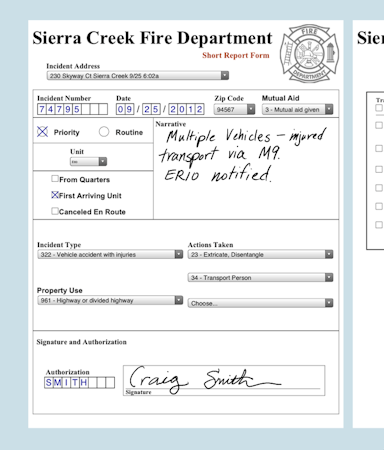 Incident report