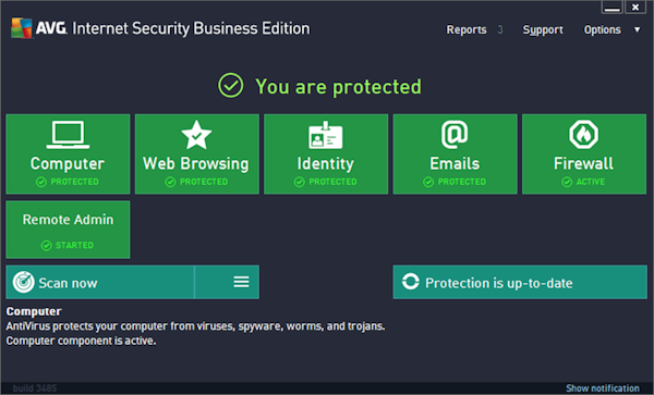 avg internet security will not open