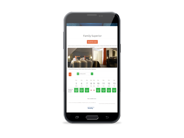 Mobile web reservation system