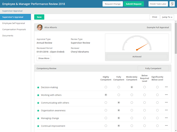 Performance management