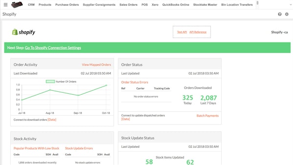 Orders dashboard