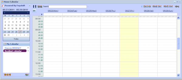Calendar tool