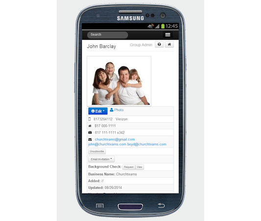 Mobile view