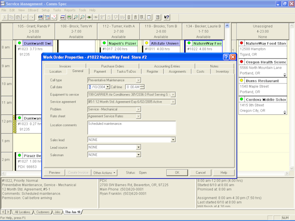 Service management