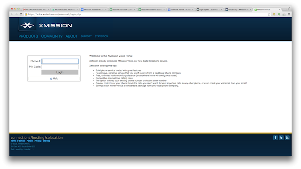 User portal