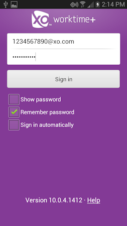 Android interface