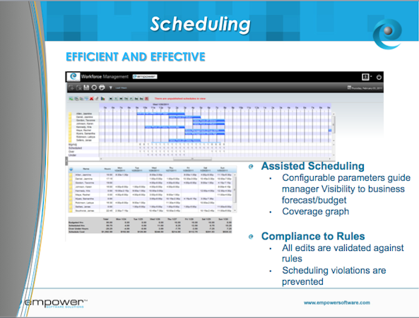 Scheduling