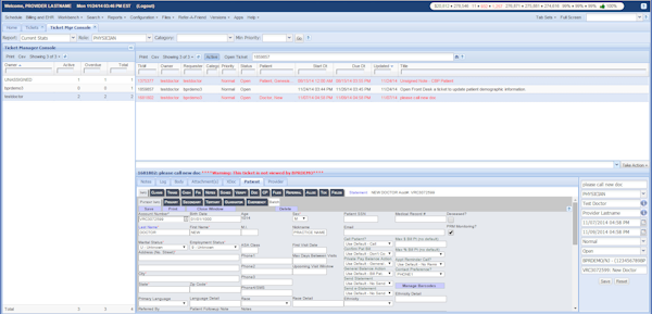BPR Demo Ticket Manager Console