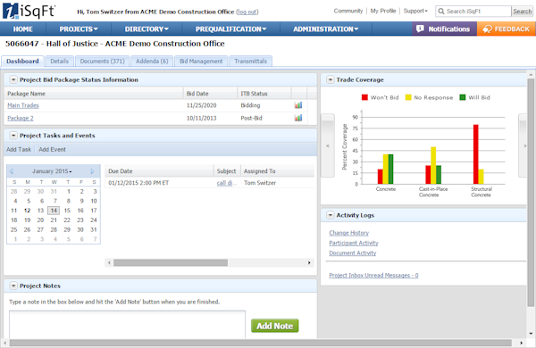 Project Dashboard
