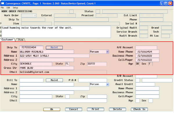 Work Order Management