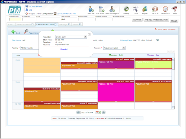 Patient scheduling