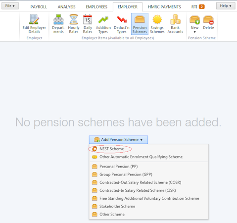 Pension scheme