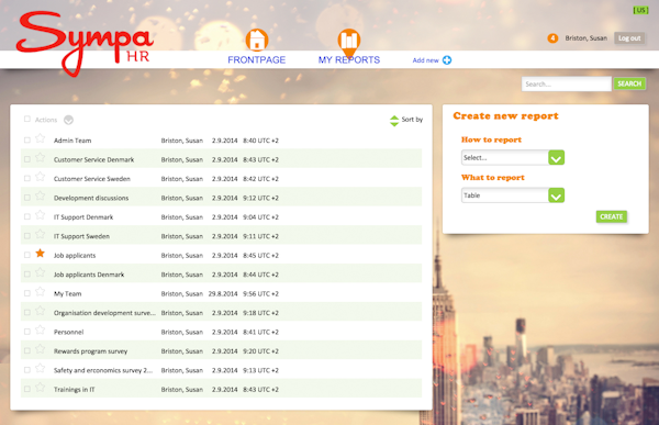 Generate reports
