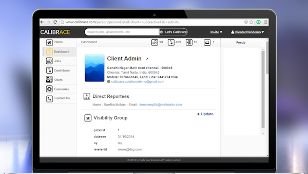 Client admin