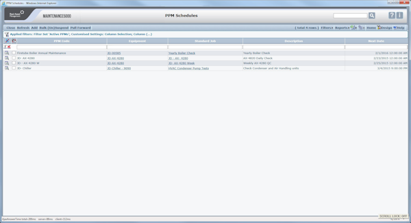 PPM Schedule