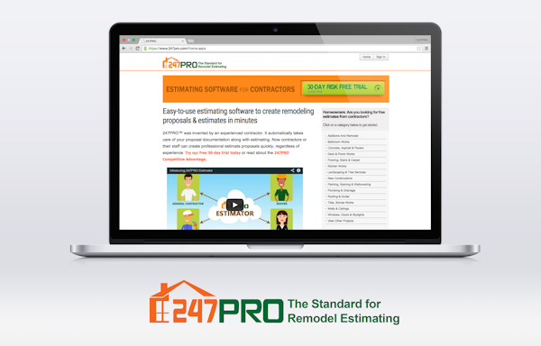 247PRO for Remodel Estimating