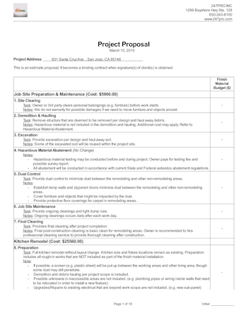 Step 3. Detailed Proposal Ready