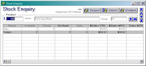 Stock Inquiry