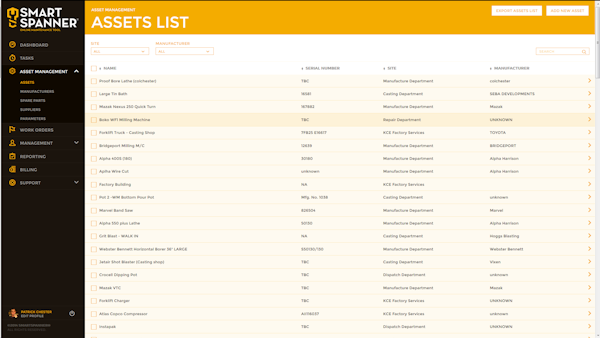 Asset List