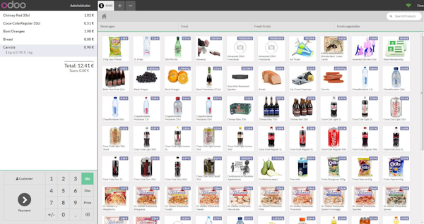 Inventory shopping cart