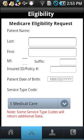 Eligibility check