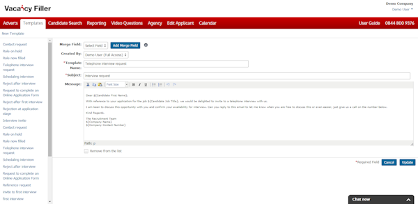Email template
